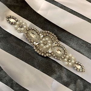 Beaded bridal belt